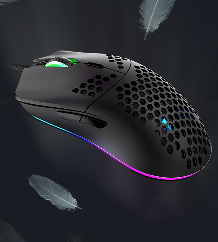 RGB Hollow Hole Mouse