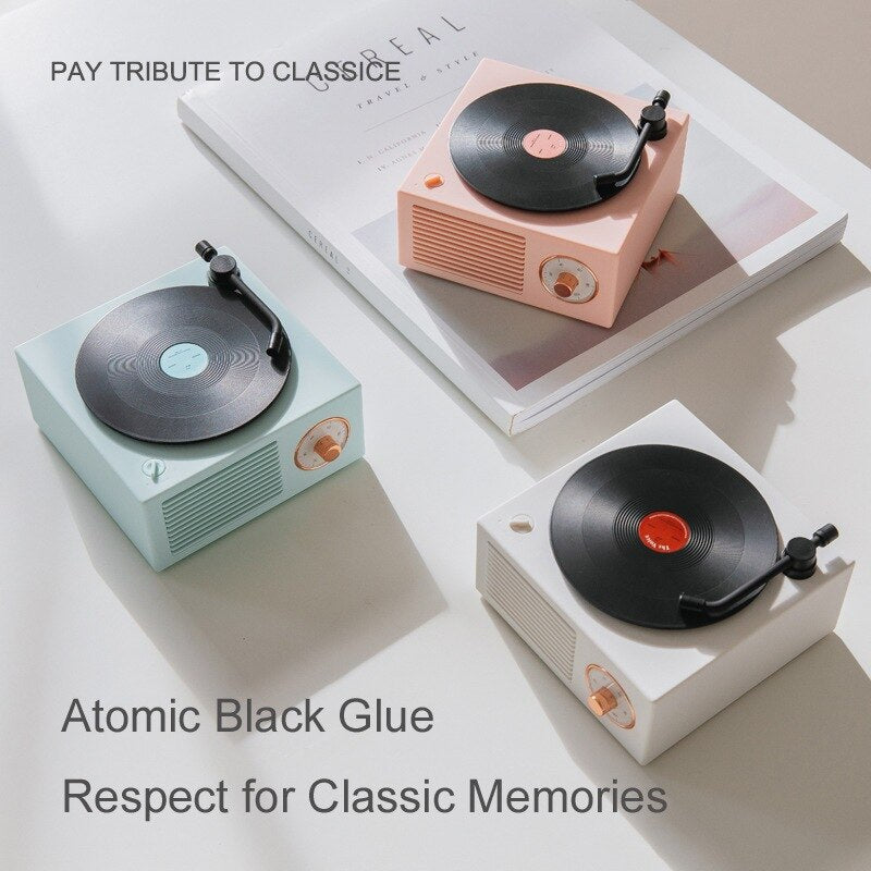 Retro Vinyl Bluetooth Speaker