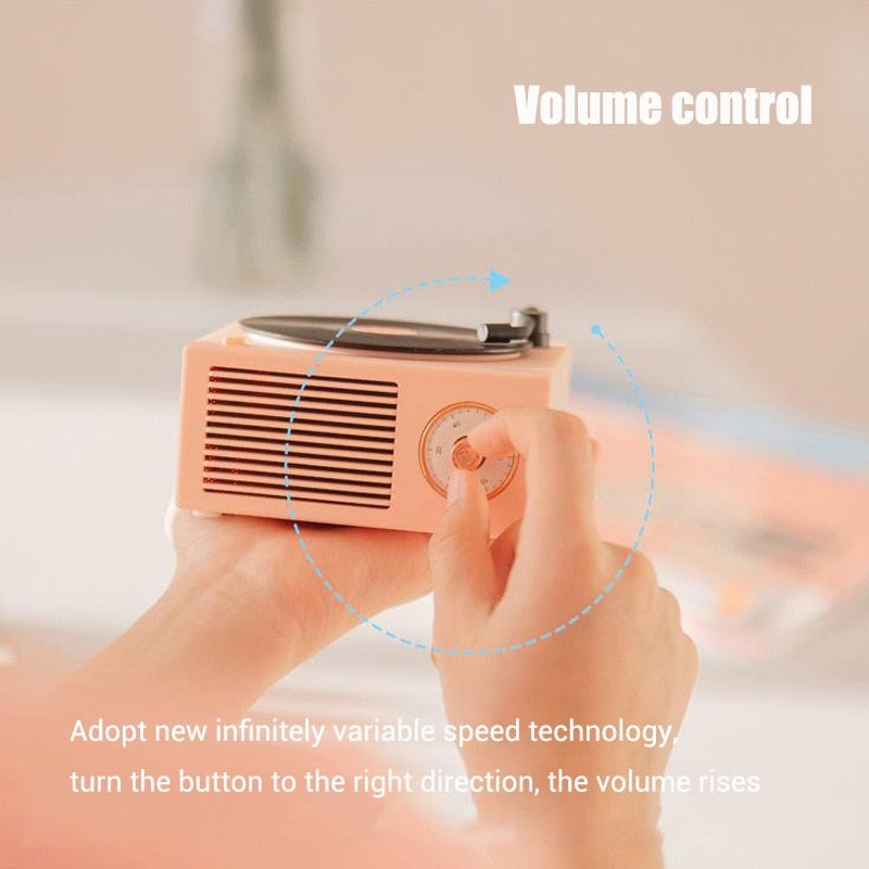 Retro Vinyl Bluetooth Speaker