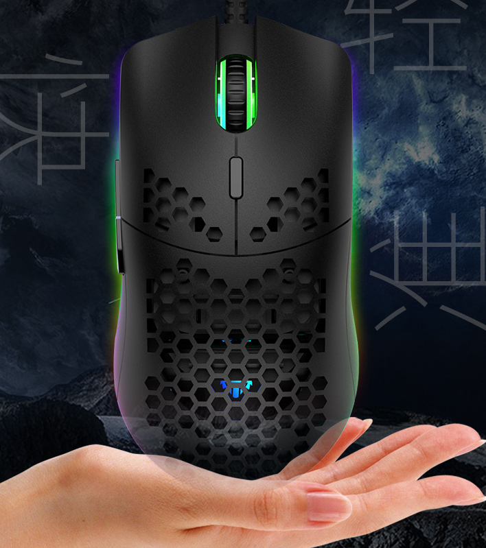RGB Hollow Hole Mouse