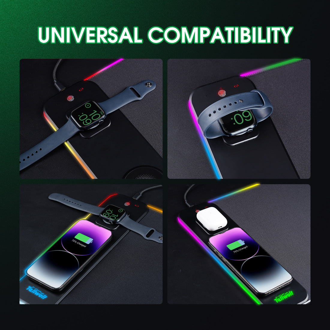 Wireless Charging Desk Pad