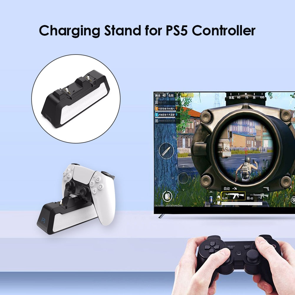 Dual PS5 Controller Charger
